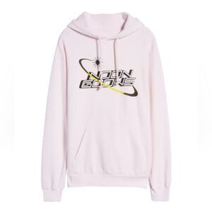 NWOT Noon Goons Orbit Graphic Logo Hoodie in Light Pink Sz XS